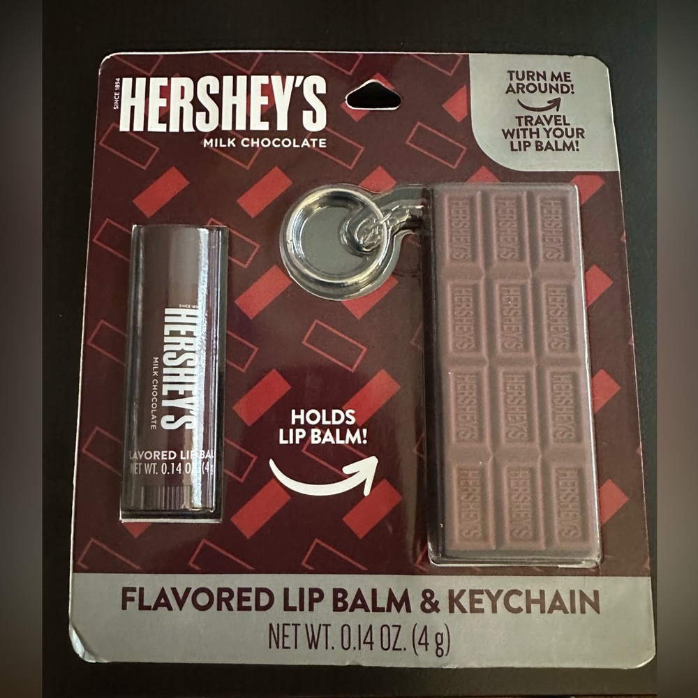 Hershey's Chocolate Lip Balm & Keychain Holder